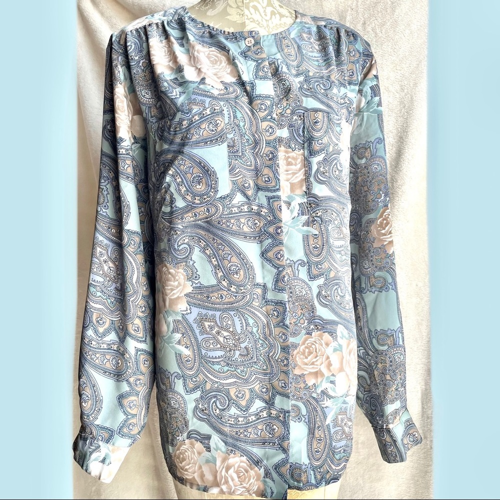 Alfred Dunner Button-Up Blouse